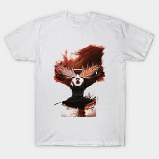 Lady on fire T-Shirt